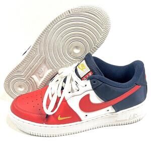 Nike Shoes Sz 6.5Y Air Force 1 Low Independence Day 820438-603 Red Blue White